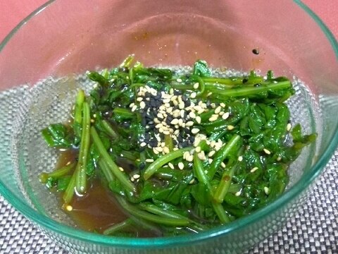 からし菜の味噌あえ